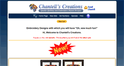 Desktop Screenshot of chantells-creations.net