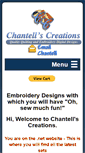 Mobile Screenshot of chantells-creations.net